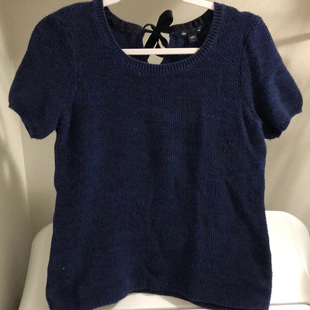 Gap Knitted Short Sleeve Sweater